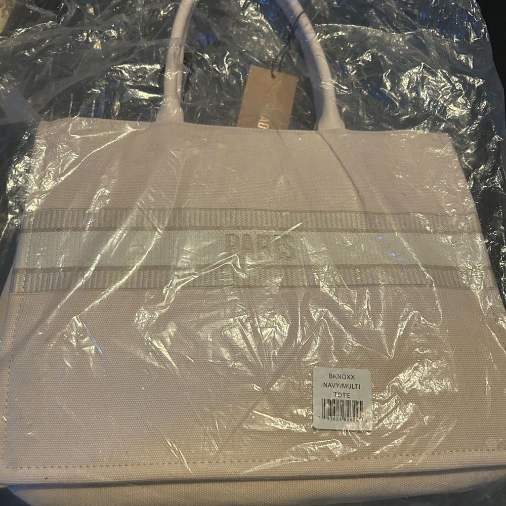 Steve Madden brand new Elegant Cream Tote Bag